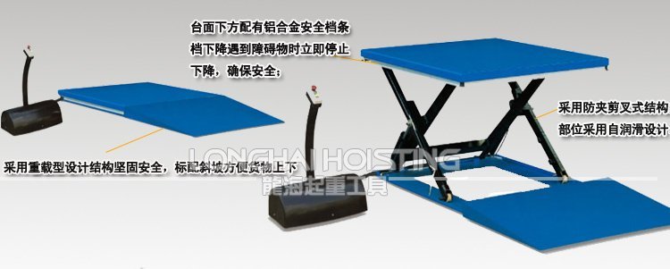 超低型電動升降平臺