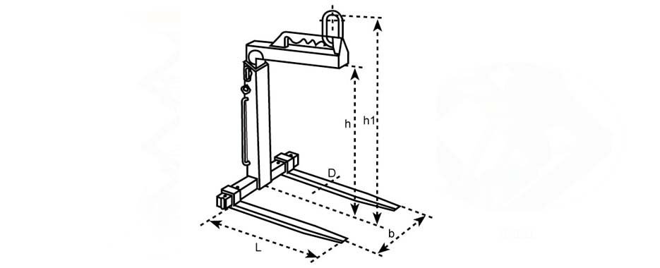可調平衡吊叉尺寸