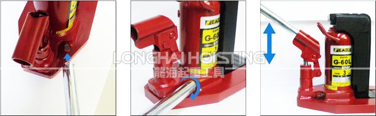 G-60爪式千斤頂使用方法 G-60爪式千斤頂使用方法