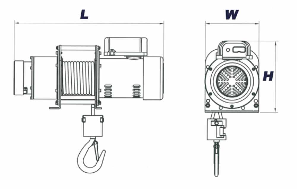 DU-205迷你卷?yè)P(yáng)機(jī)尺寸圖