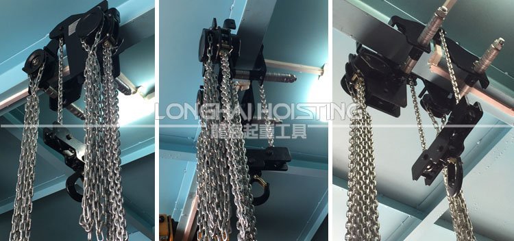 德式低凈空手拉葫蘆實物圖