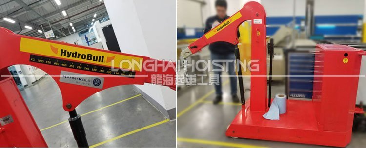 重型手動液壓小吊車實物 重型手動液壓小吊車實物