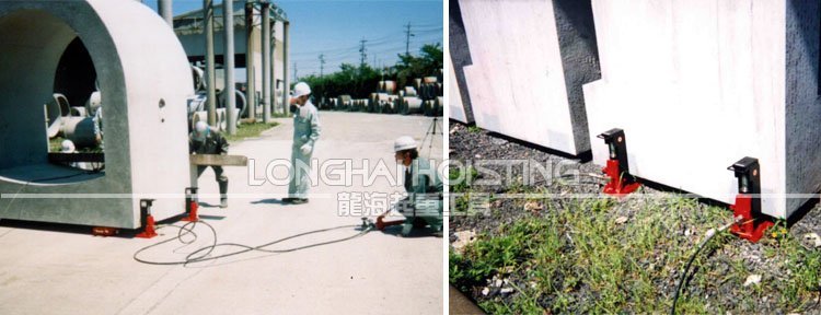 鷹牌K2-125S分離爪式千斤頂應用 鷹牌K2-125S分離爪式千斤頂應用