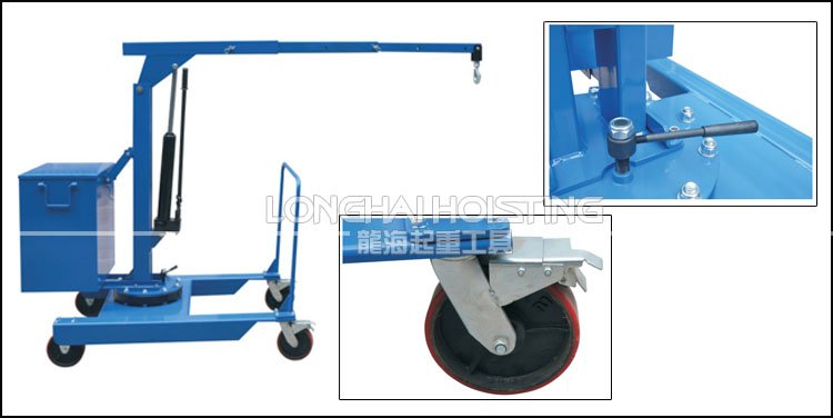 龍升旋轉液壓小吊車