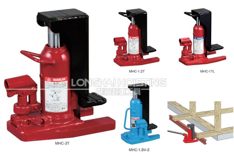 日本馬沙達MASADA爪式千斤頂型號