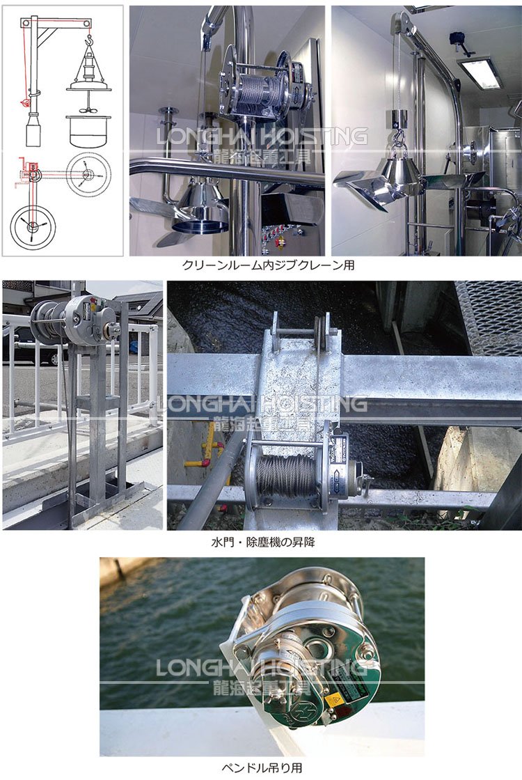 大力不銹鋼手動(dòng)絞盤案例